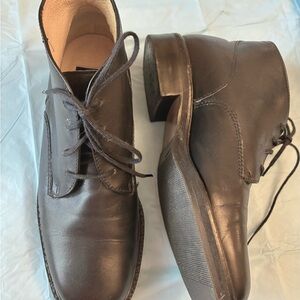 GAP Women's Black Geniune Leather Ankle Boots, butter soft leather, like new